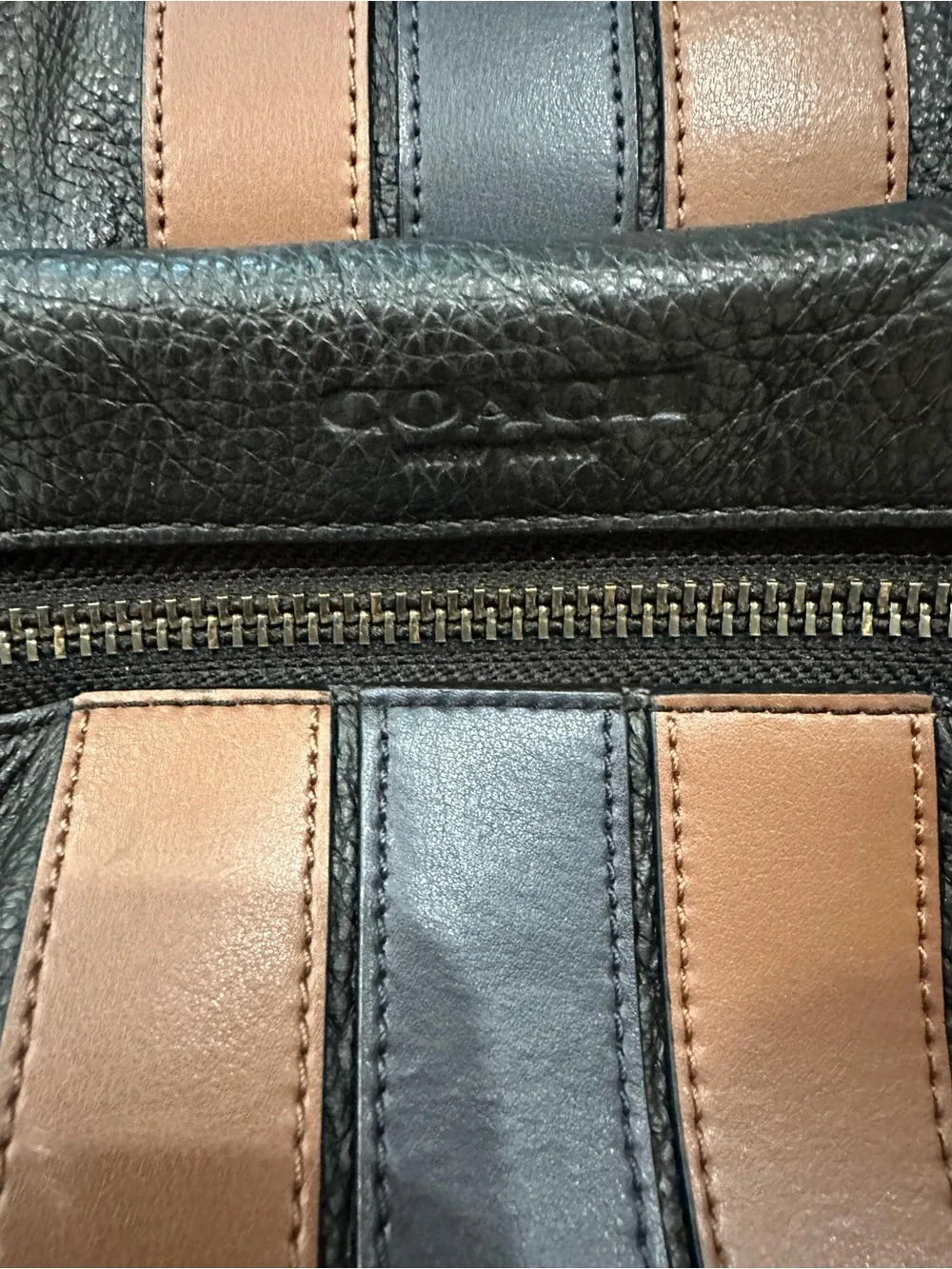 Leather Coach Backpack